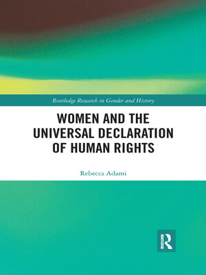 cover image of Women and the Universal Declaration of Human Rights